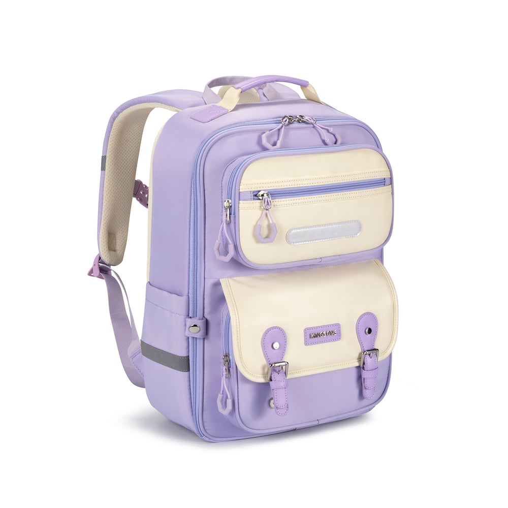 Раница Kingsons Safeback Junior, ученическа, лилава