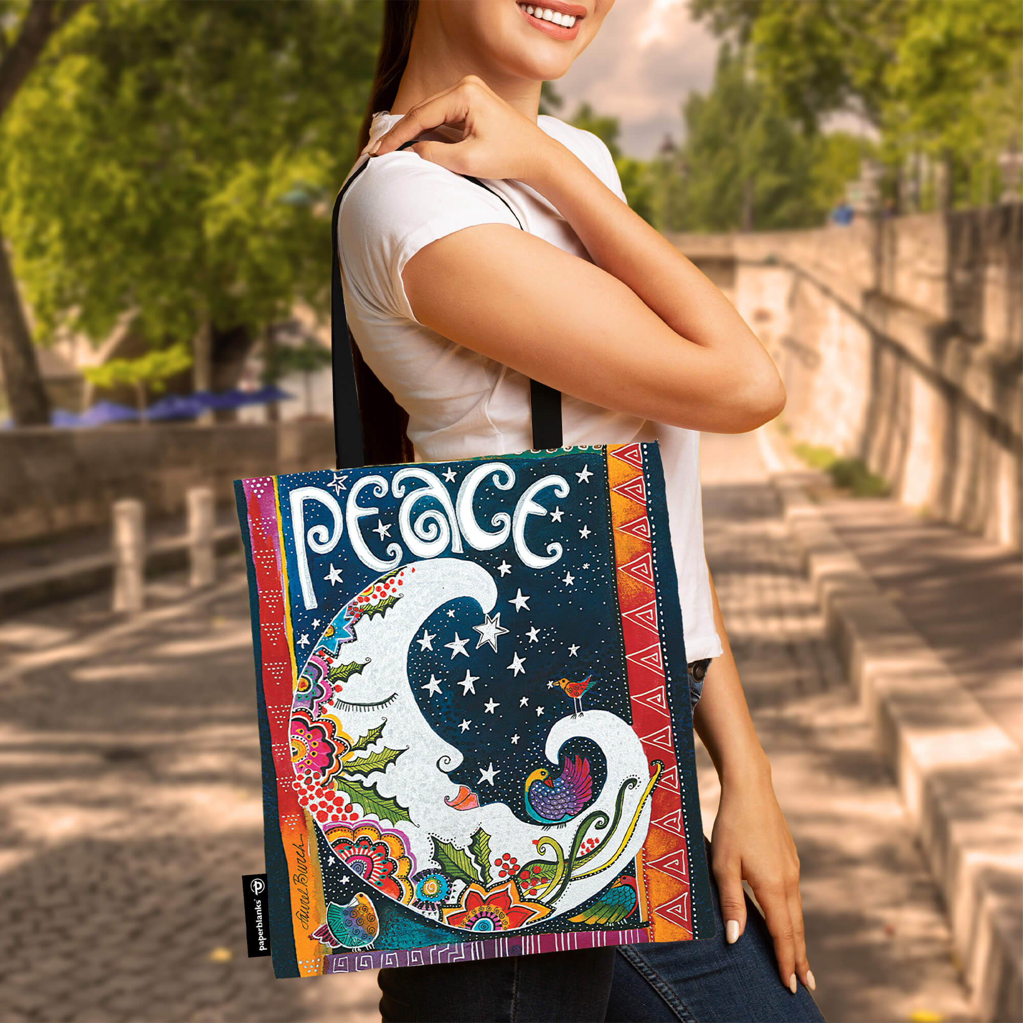 Paperblanks Чанта Peace, текстилна, 380 х 380 mm