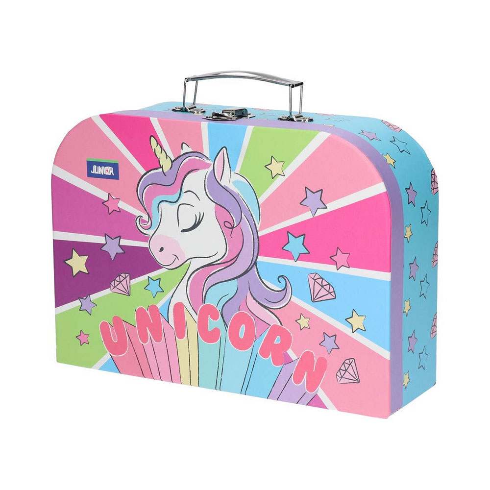 Чанта за принадлежности Junior Maleta, с дръжка, еднорог