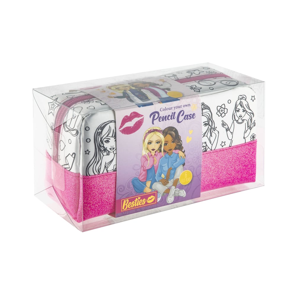 Moxy Несесер за оцветяване Besties, с 6 флумастера