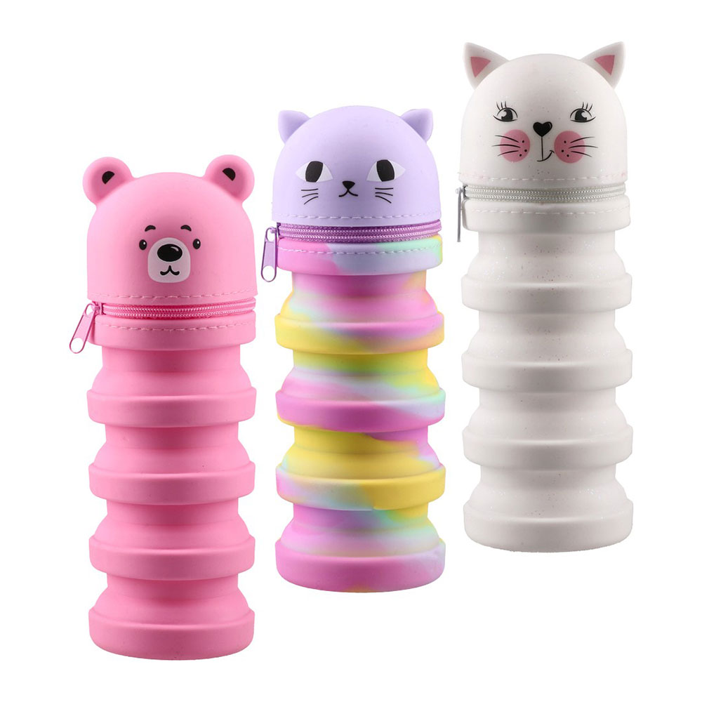 Несесер Statovac Goommy, вертикален, силиконов, за момиче, асорти