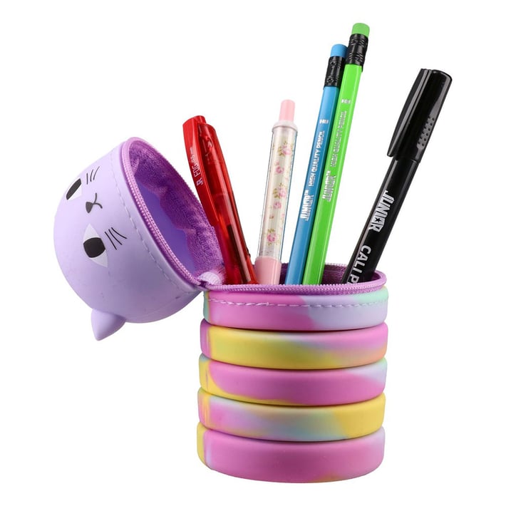 Несесер Statovac Goommy, вертикален, силиконов, за момиче, асорти