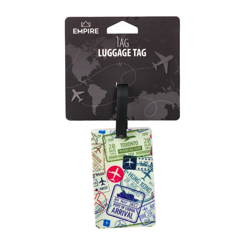 Етикет за куфар Empire Tag, печат