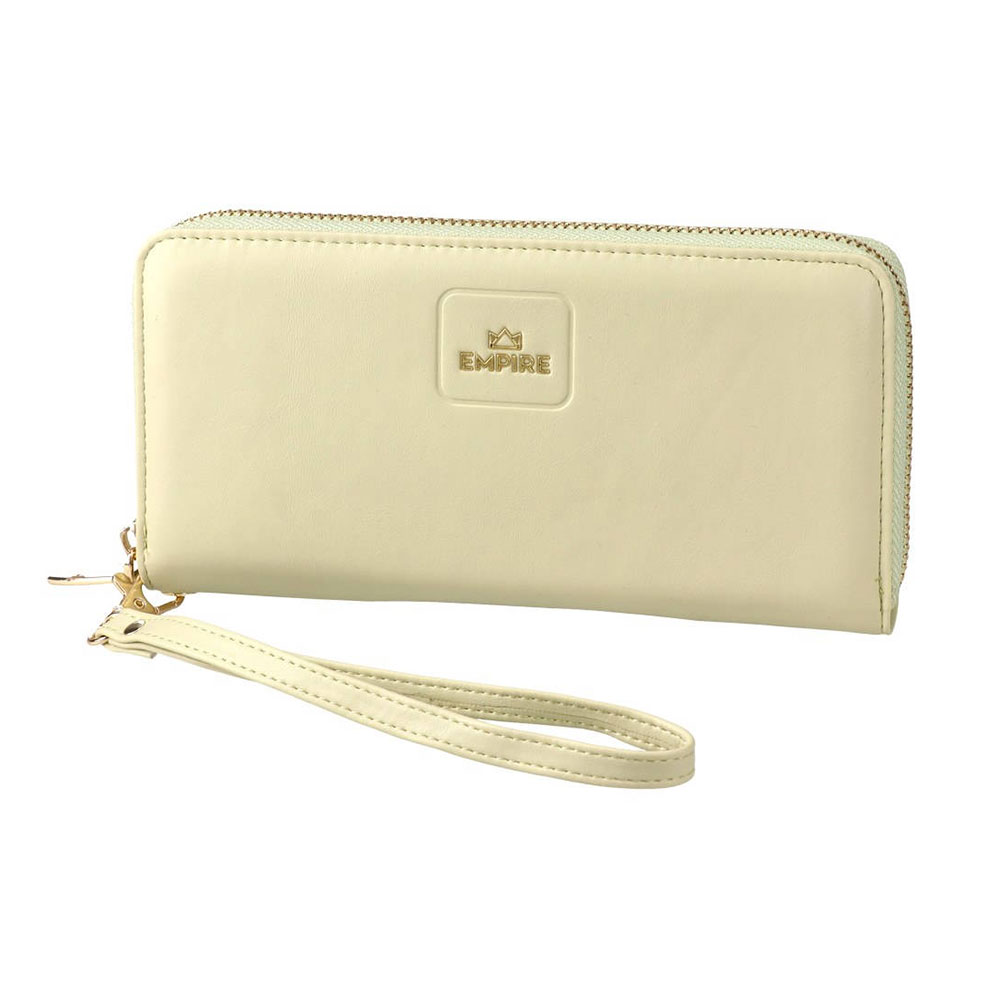 Портфейл Empire Alina, дамски, с каишка, голям, мента