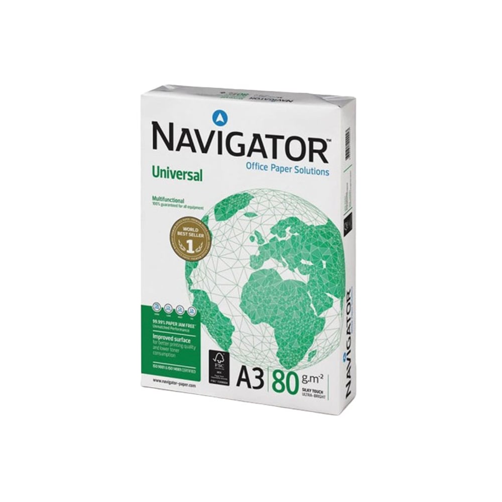 Navigator Копирна хартия Universal, А3, 80 g/m2, 500 листа