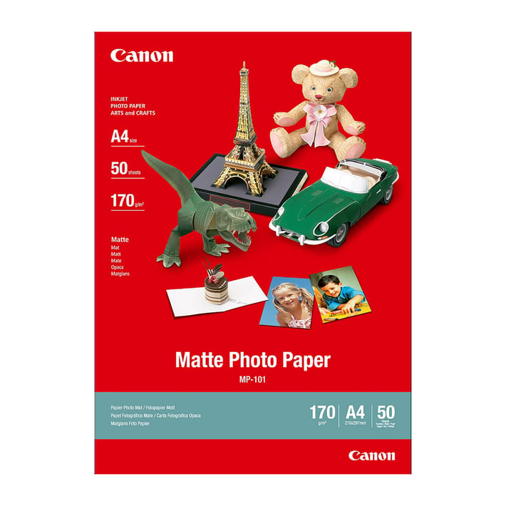 Canon Фото хартия MP-101, A4, 170 g/m2, мат, 50 листа