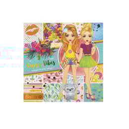 Moxy Блок дизайнерска хартия Happy Vibes, 20 листа