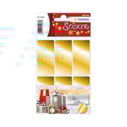 Herma Самозалепващи етикети, 26 х 54 mm, златисти, 18 броя