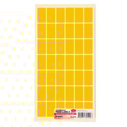 Top Office Самозалепващи етикети за цени, 17 x 30 mm, оранжеви, 420 броя