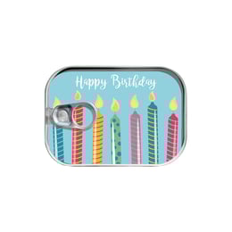 Gespaensterwald Картичка-консерва, Happy Birthday candles