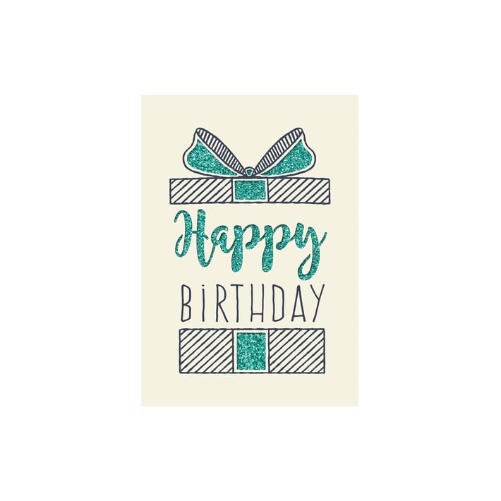 Gespaensterwald Картичка Paper Deluxe Happy Birthday, подарък