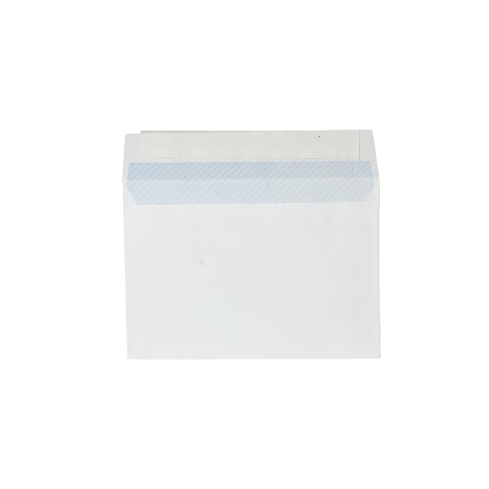 Office 1 Плик, C6, 114 x 162 mm, хартиен, със самозалепваща лента, бял, 100 броя