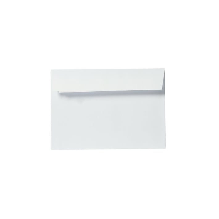 Office 1 Плик, C6, 114 x 162 mm, хартиен, със самозалепваща лента, бял, 100 броя
