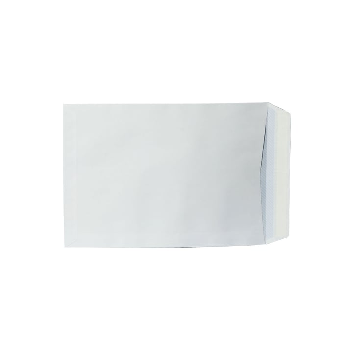 Office 1 Плик, C4, 229 x 324 mm, хартиен, със самозалепваща лента, бял, 10 броя