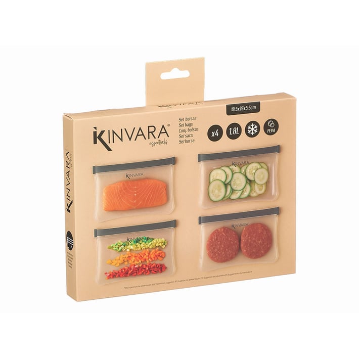 Комплект пликове Kinvara, Peva, 1800 ml, 4 броя