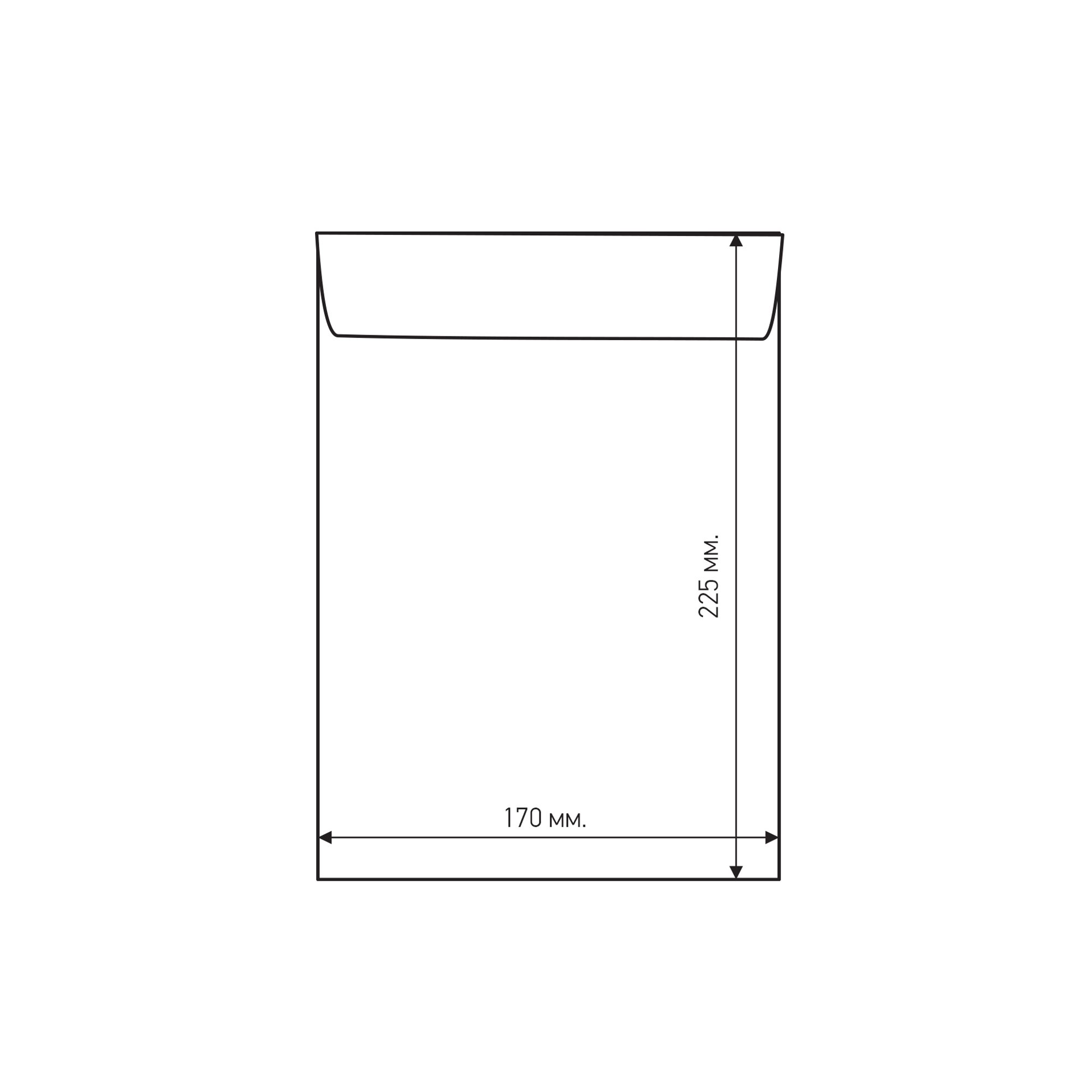 Airpoc Плик с въздушни мехурчета C/13, 225 x 175 mm, със самозалепваща лента, бял