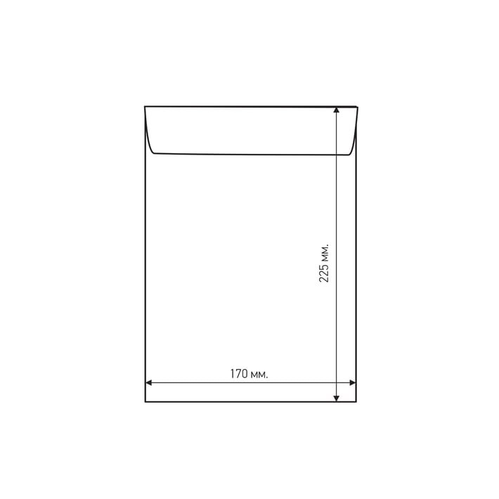 Airpoc Плик с въздушни мехурчета C/13, 225 x 175 mm, със самозалепваща лента, бял