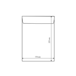 Airpoc Плик с въздушни мехурчета C/13, 225 x 175 mm, със самозалепваща лента, бял