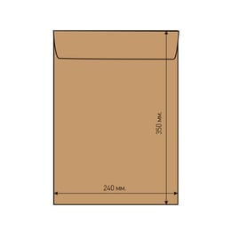 Airpoc Плик с въздушни мехурчета F/16, 350 x 240 mm, със самозалепваща лента, кафяв