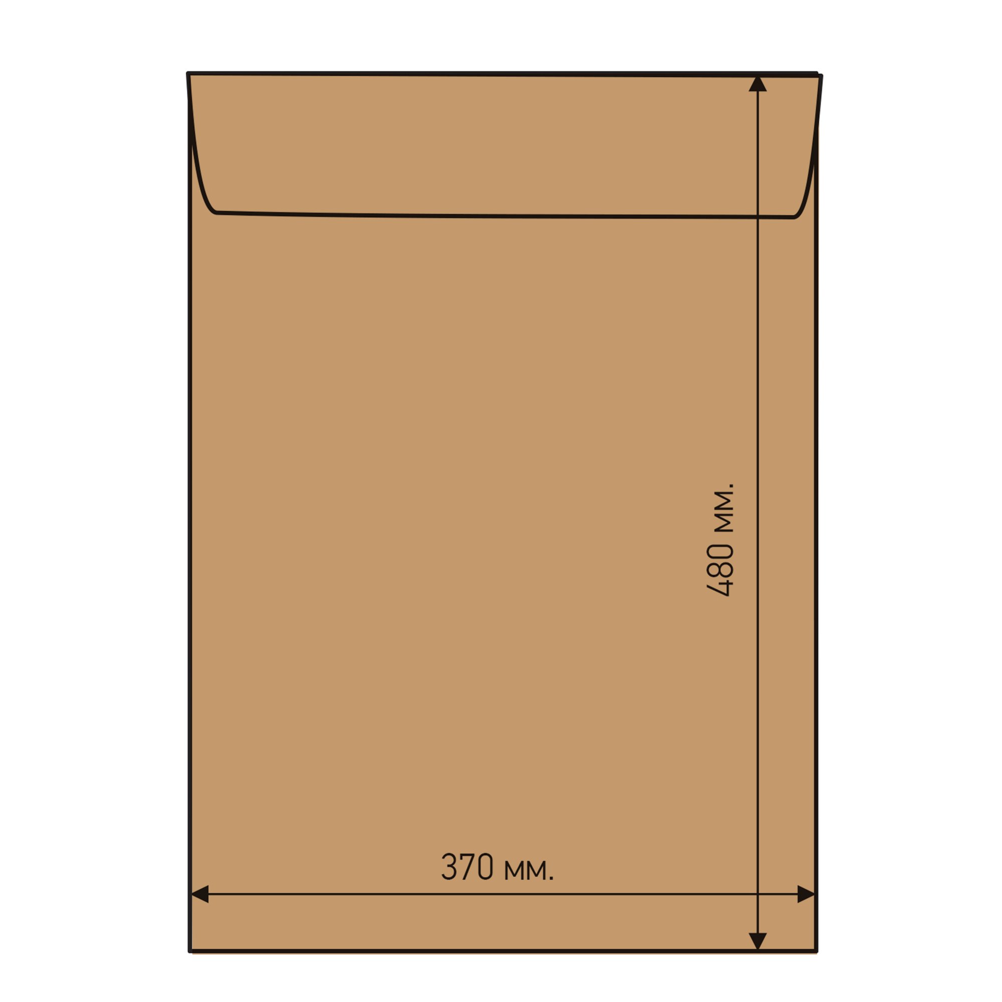 Airpoc Плик с въздушни мехурчета J/20, 480 x 370 mm, със самозалепваща лента, кафяв