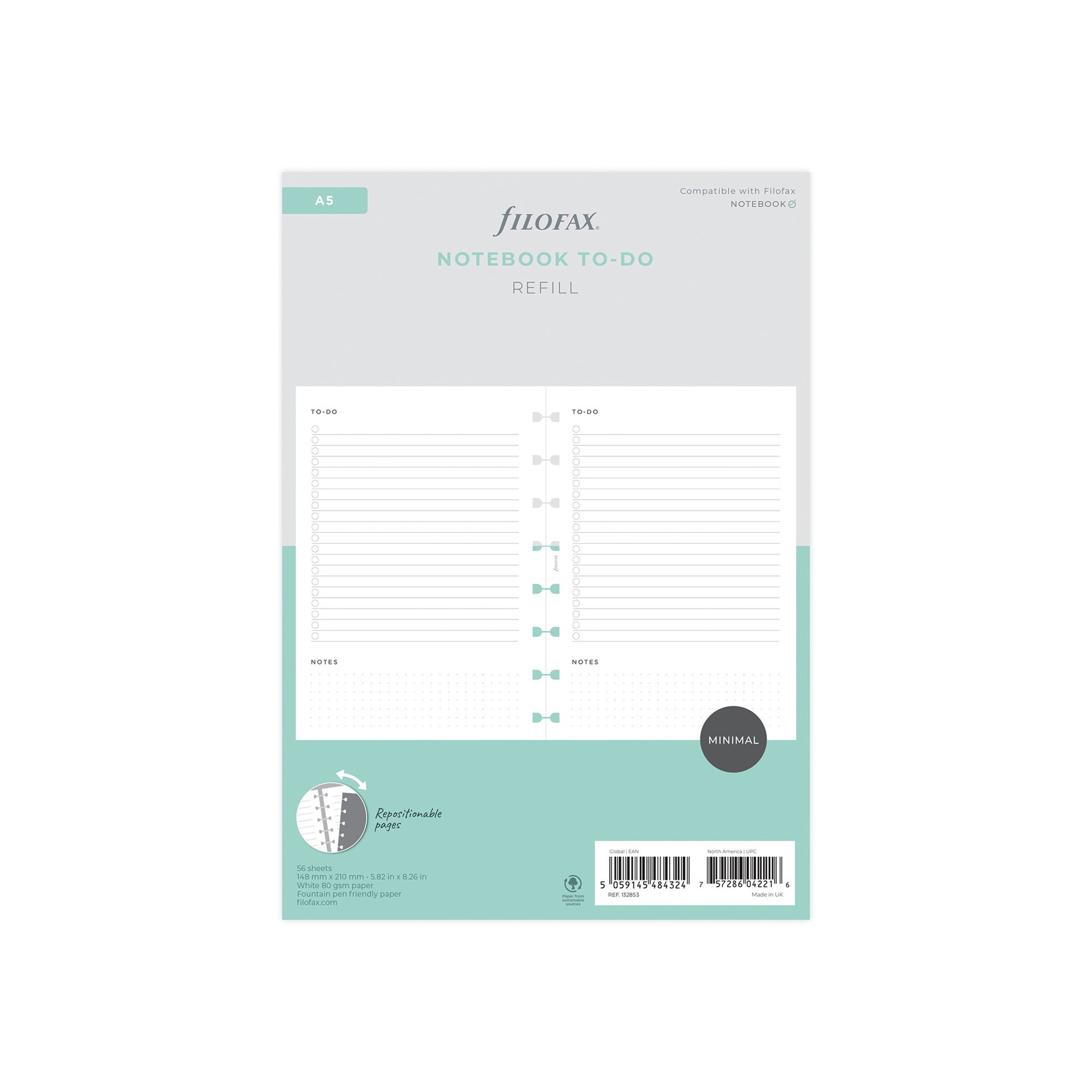 Filofax Пълнител за тефтер To Do, A5