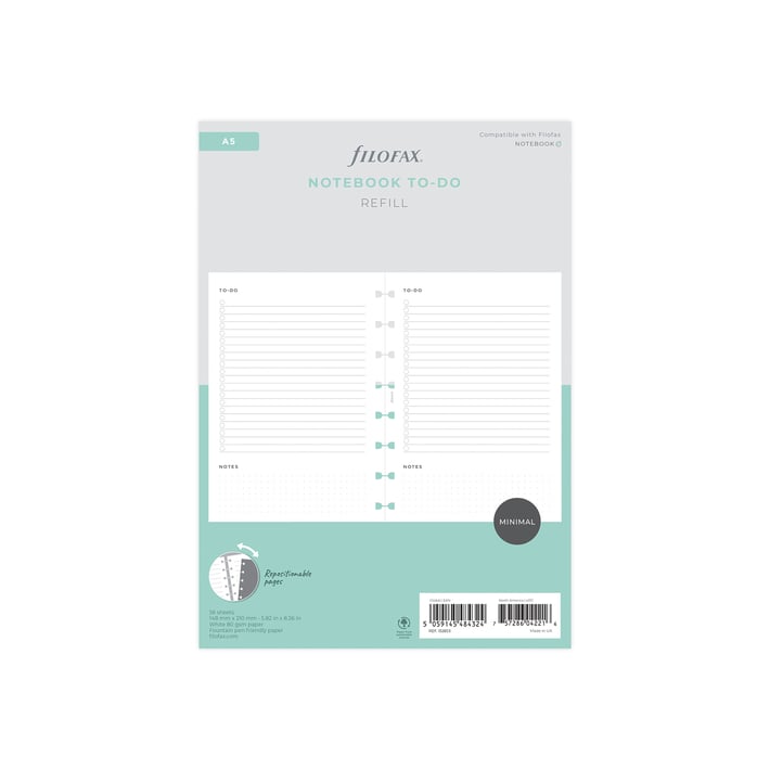 Filofax Пълнител за тефтер To Do, A5