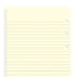 Filofax Пълнител за мини органайзер Cotton Cream Mini, на редове