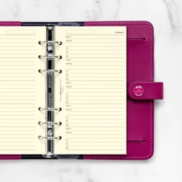 Filofax Пълнител за органайзер Cotton Cream Personal, за имена, адреси и телефони