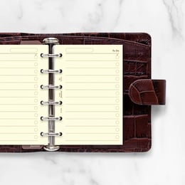 Filofax Пълнител за органайзер Cotton Cream Pocket, за задачи