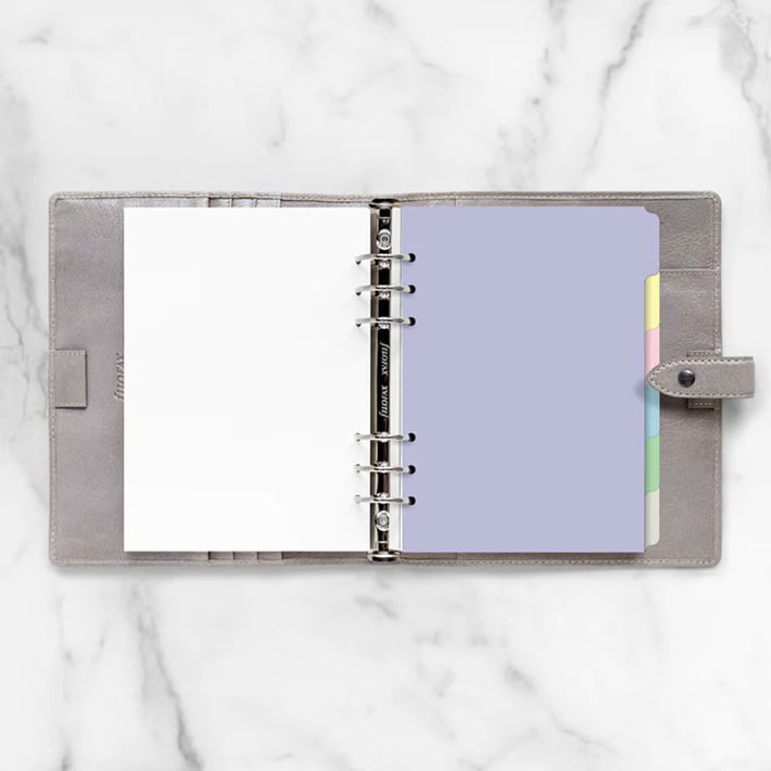 Filofax Разделител за органайзер Pastel, A5, с 6 раздела, цветен