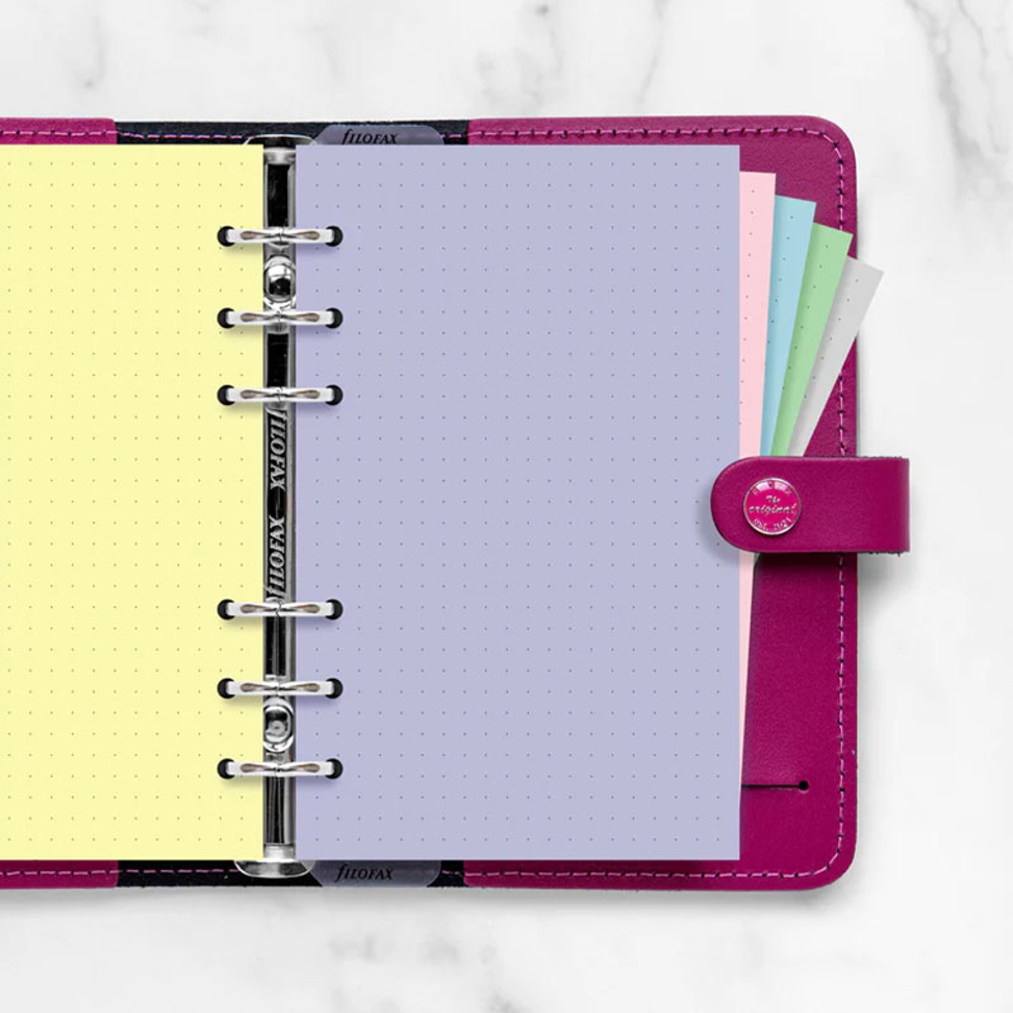 Filofax Пълнител за органайзер Pastel Personal, на точки, цветен