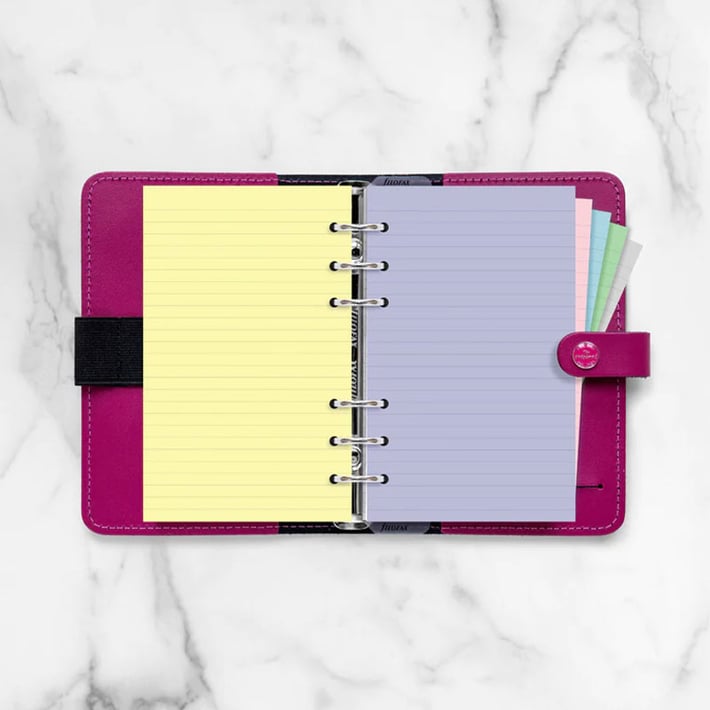 Filofax Пълнител за органайзер Pastel Personal, на редове, цветен