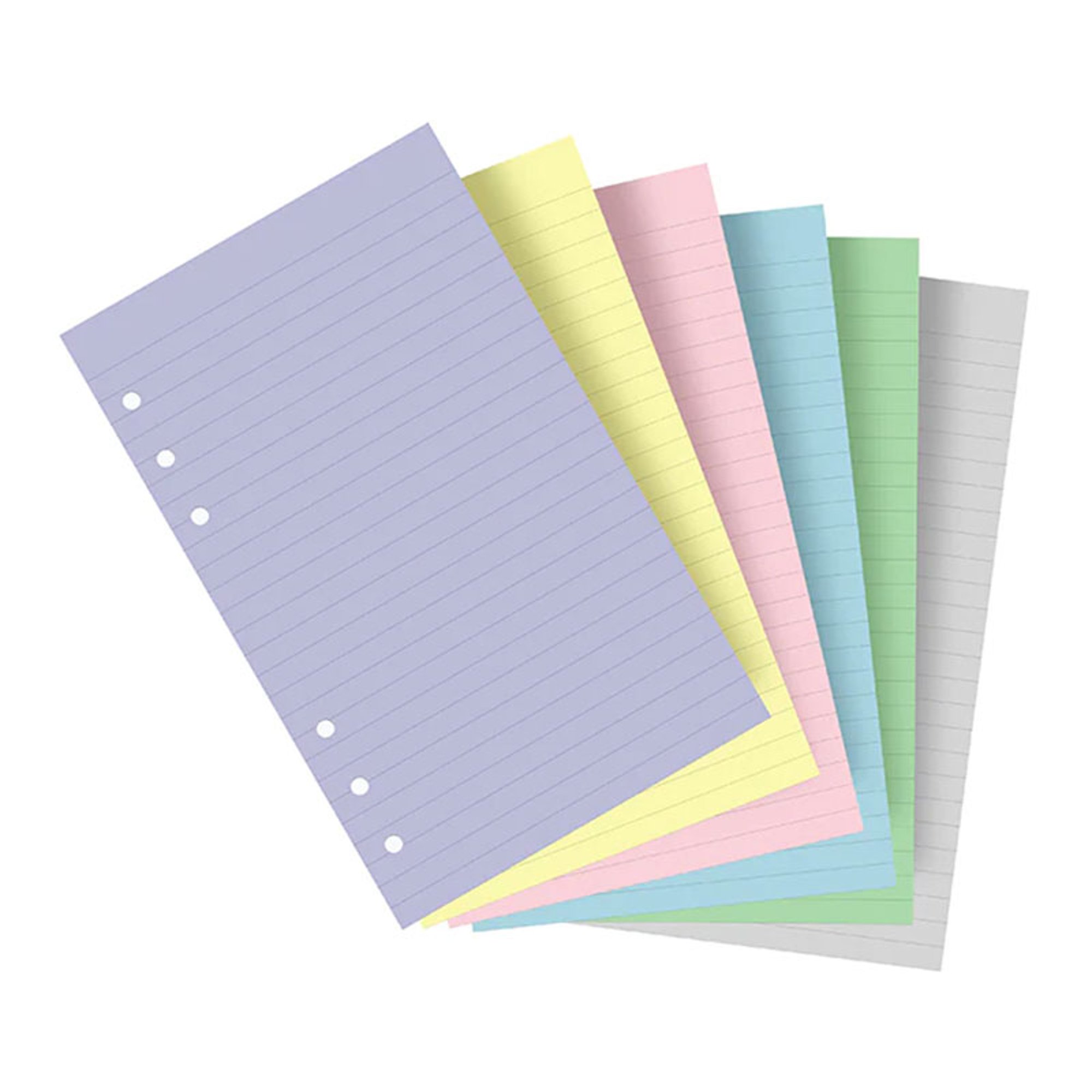 Filofax Пълнител за органайзер Pastel Personal, на редове, цветен