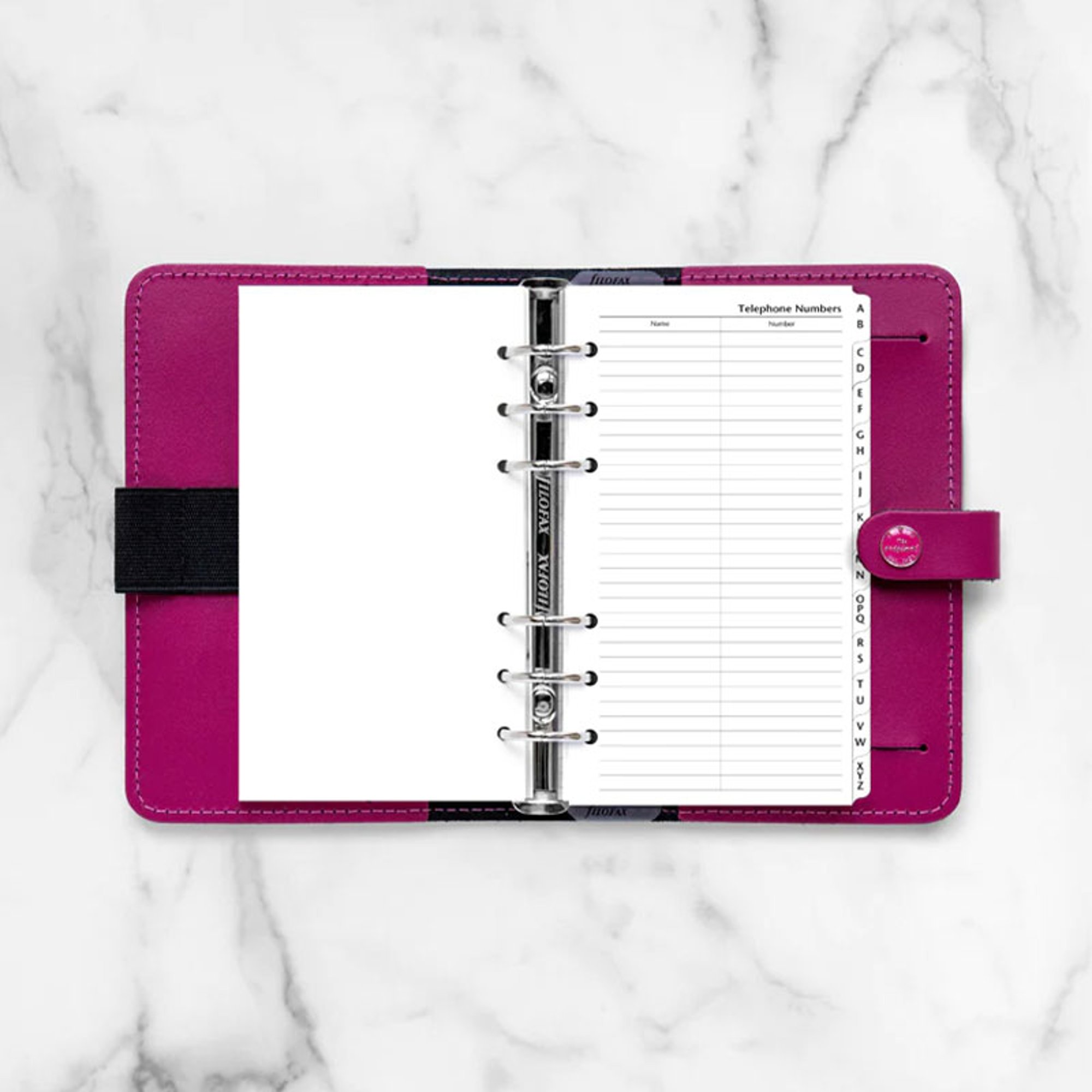 Filofax Пълнител за органайзер Personal Slim, A-Z индекс, за имена и телефони