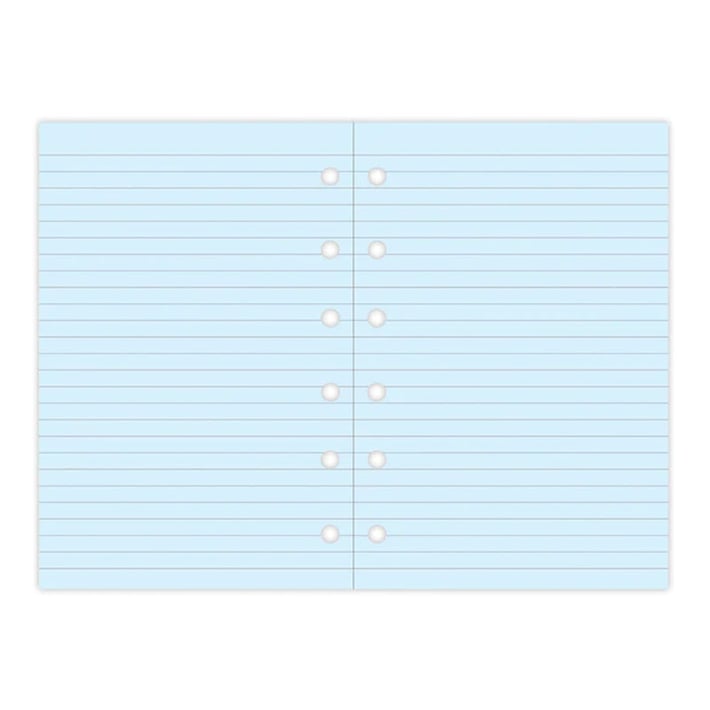 Filofax Пълнител за органайзер Pocket, на редове, син
