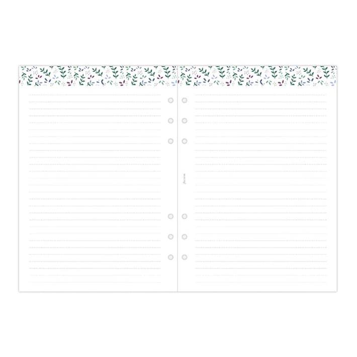 Filofax Пълнител за органайзер Garden, A5, 1 седмица на 2 страници