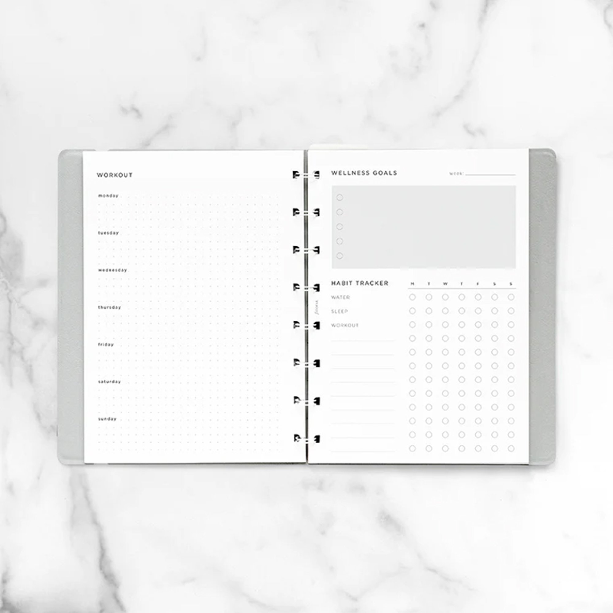 Filofax Пълнител за тефтер Minimal Wellness, А5