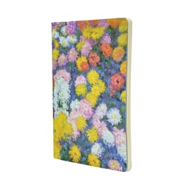 Paperblanks Тетрадка Monet Chrysanthemums, А4, широки редове, 40 листа