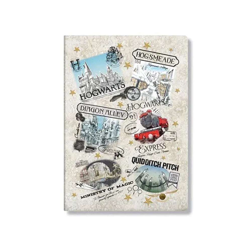 Paperblanks Тетрадка The Wizarding World, A6, на квадратчета, 40 листа