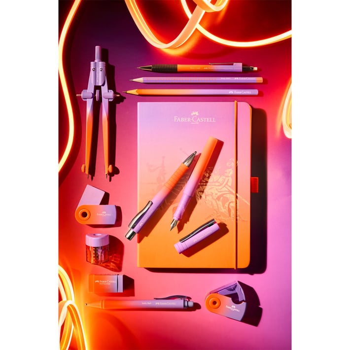 Faber-Castell Тетрадка, А4, квадратчета, Punchy melon, със спирала, 80 листа