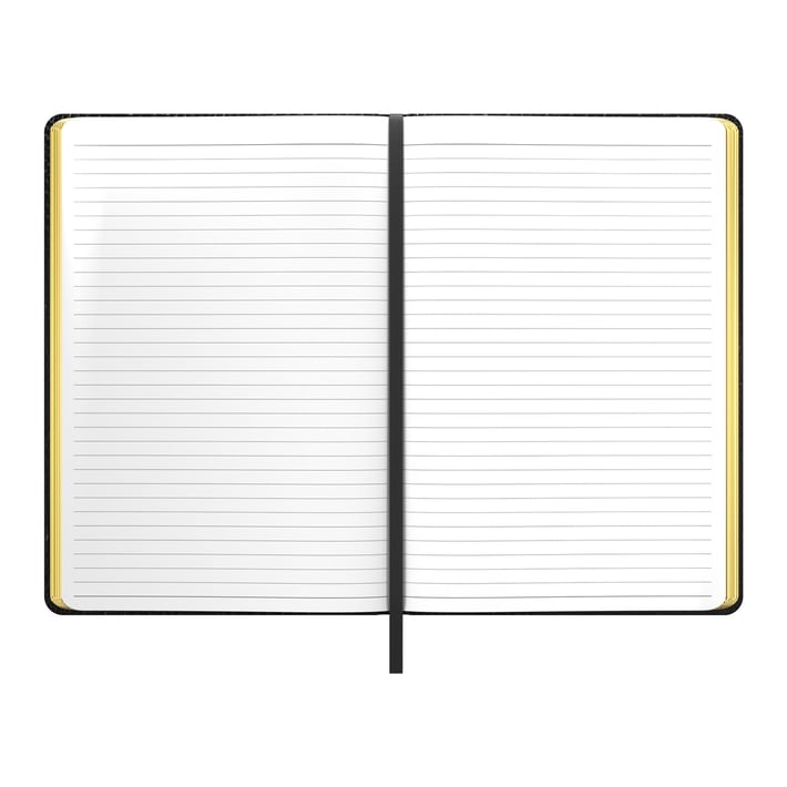 Art Pioneer Тетрадка The Executive, A5, твърда корица, 96 листа, черна