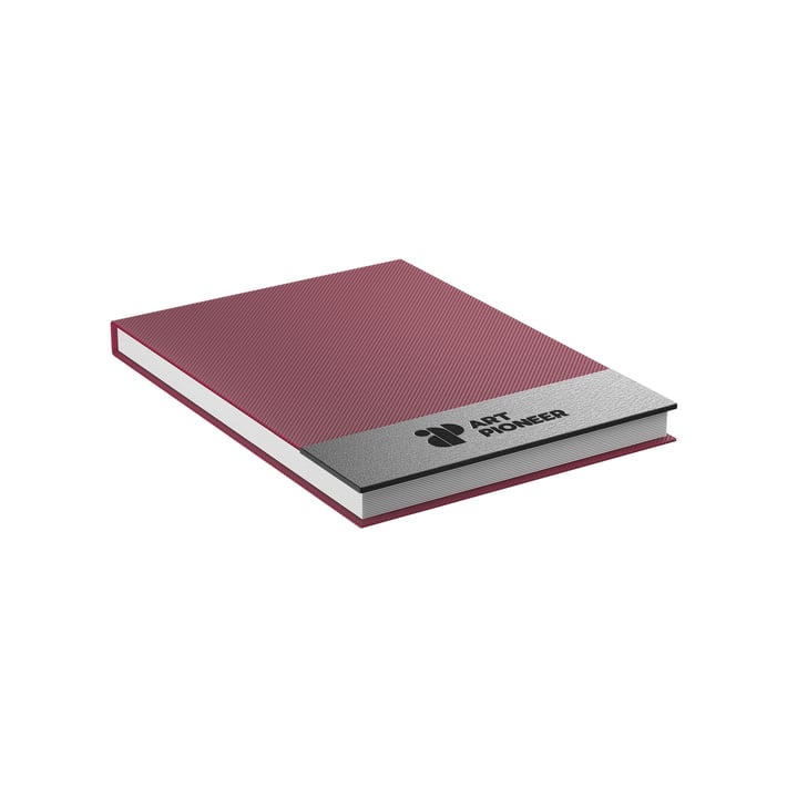 Art Pioneer Тетрадка Seamless Fusion, A6, твърда корица, 96 листа, тъмночервена