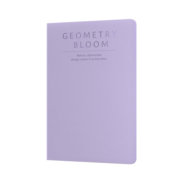 Art Pioneer Тетрадка Geometry Bllom, A5, шита, 60 листа, лилава