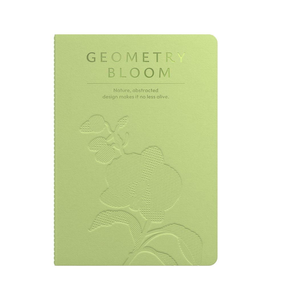 Art Pioneer Тетрадка Geometry Bllom, A5, шита, 60 листа, зелена