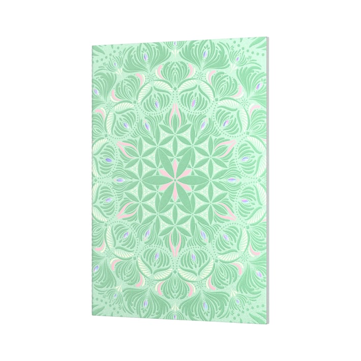 Art Pioneer Тетрадка, A5, шита, широки редове, 64 листа, зелена