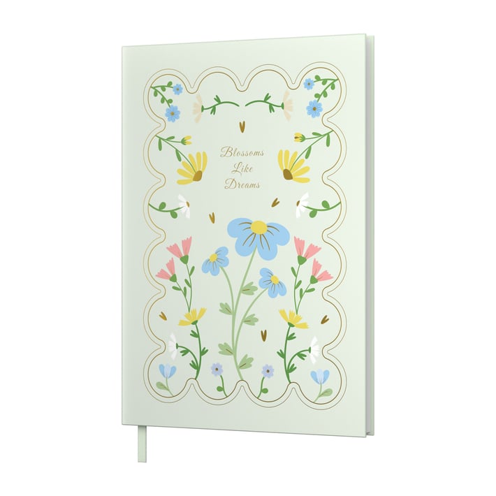 Art Pioneer Тетрадка, A5, твърда корица, 96 листа, зелена