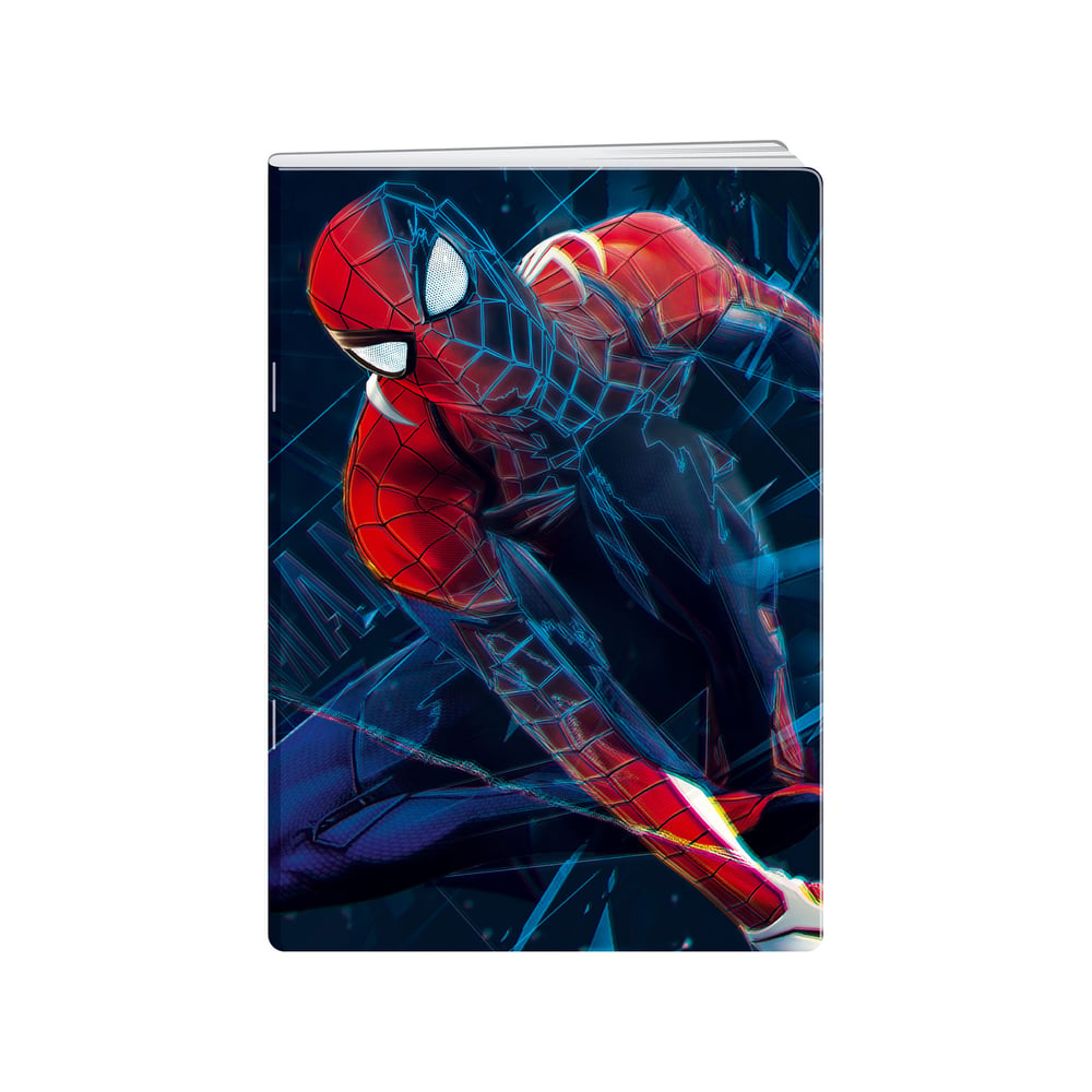 Disney Тетрадка Spiderman Motion, A5, големи квадратчета 8 x 8 mm, офсетова хартия, 20 листа