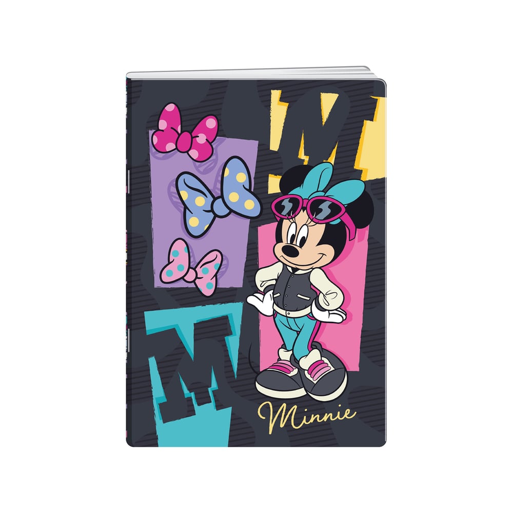 Disney Тетрадка Minnie, A5, тесни и широки редове, офсетова хартия, 20 листа