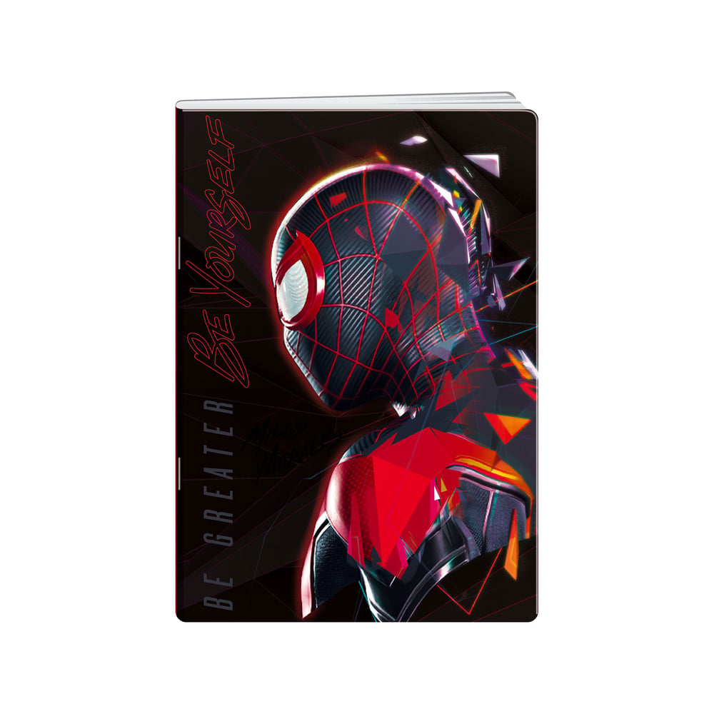 Disney Тетрадка Spiderman Shadow, A5, тесни и широки редове, офсетова хартия, 20 листа