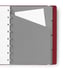 Filofax Тефтер Classic Bright, A5, на редове, бордо